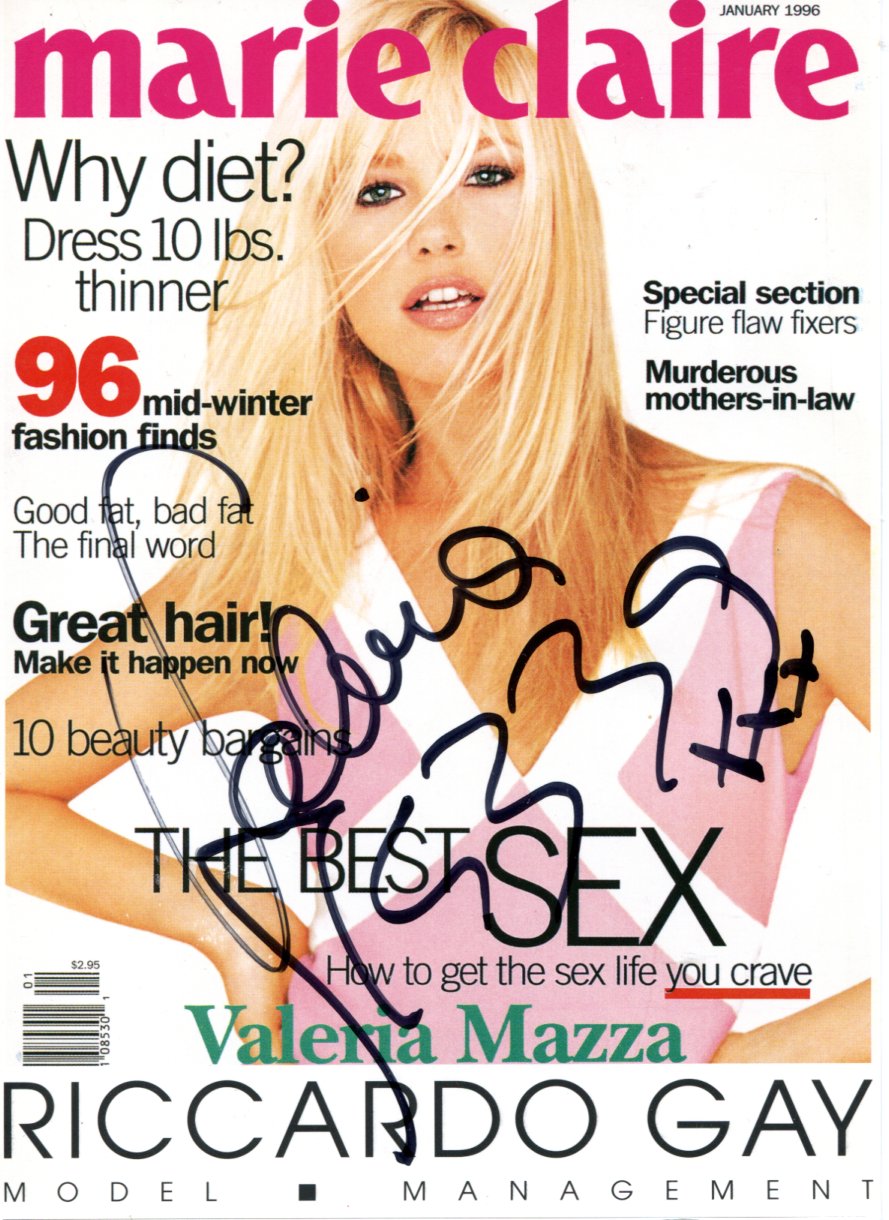 Valeria Mazza Autograph