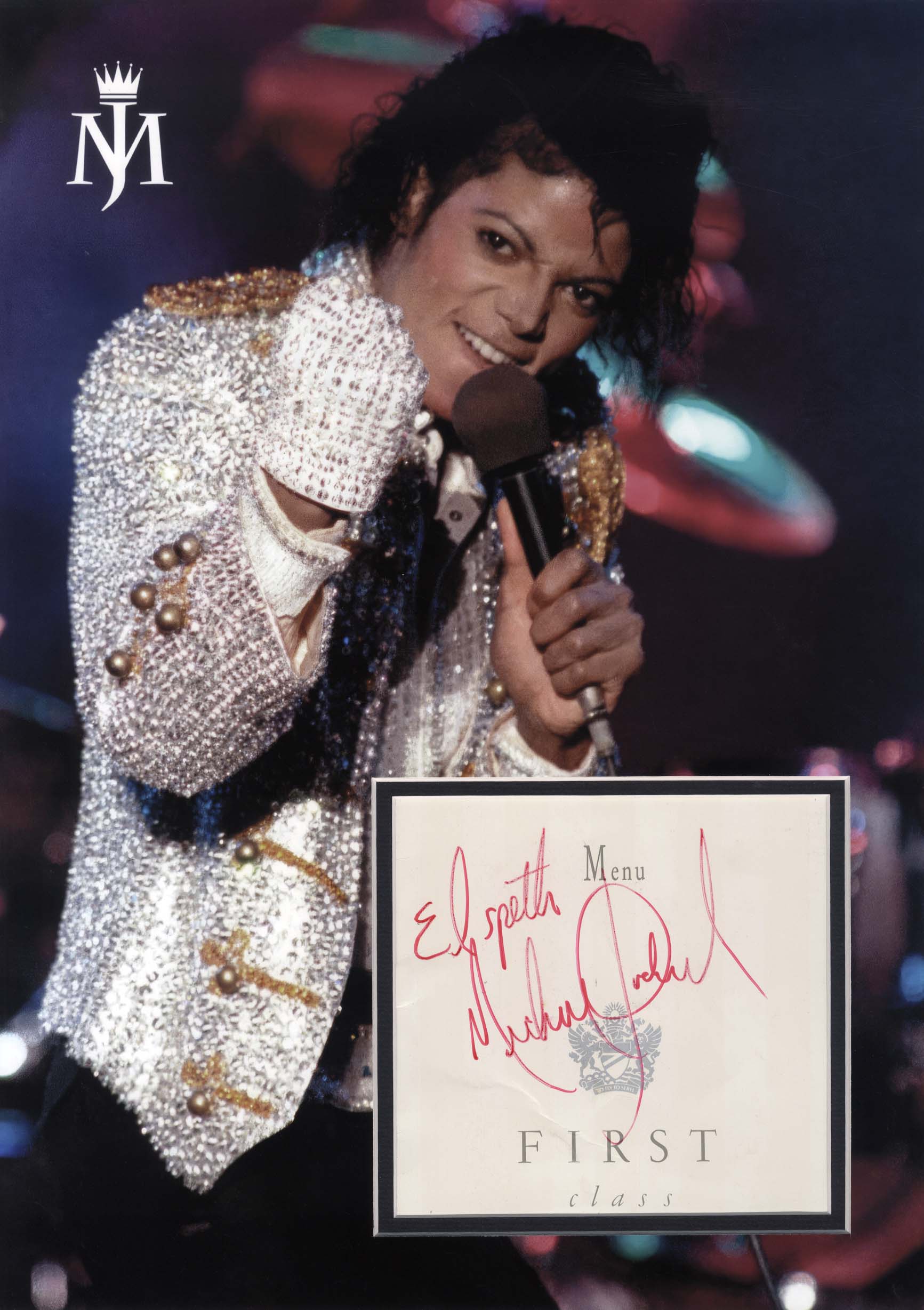 Michael Jackson Autogramm