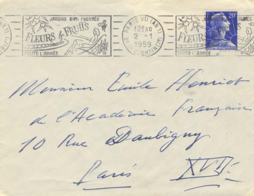 Charles de Gaulle Autogramm