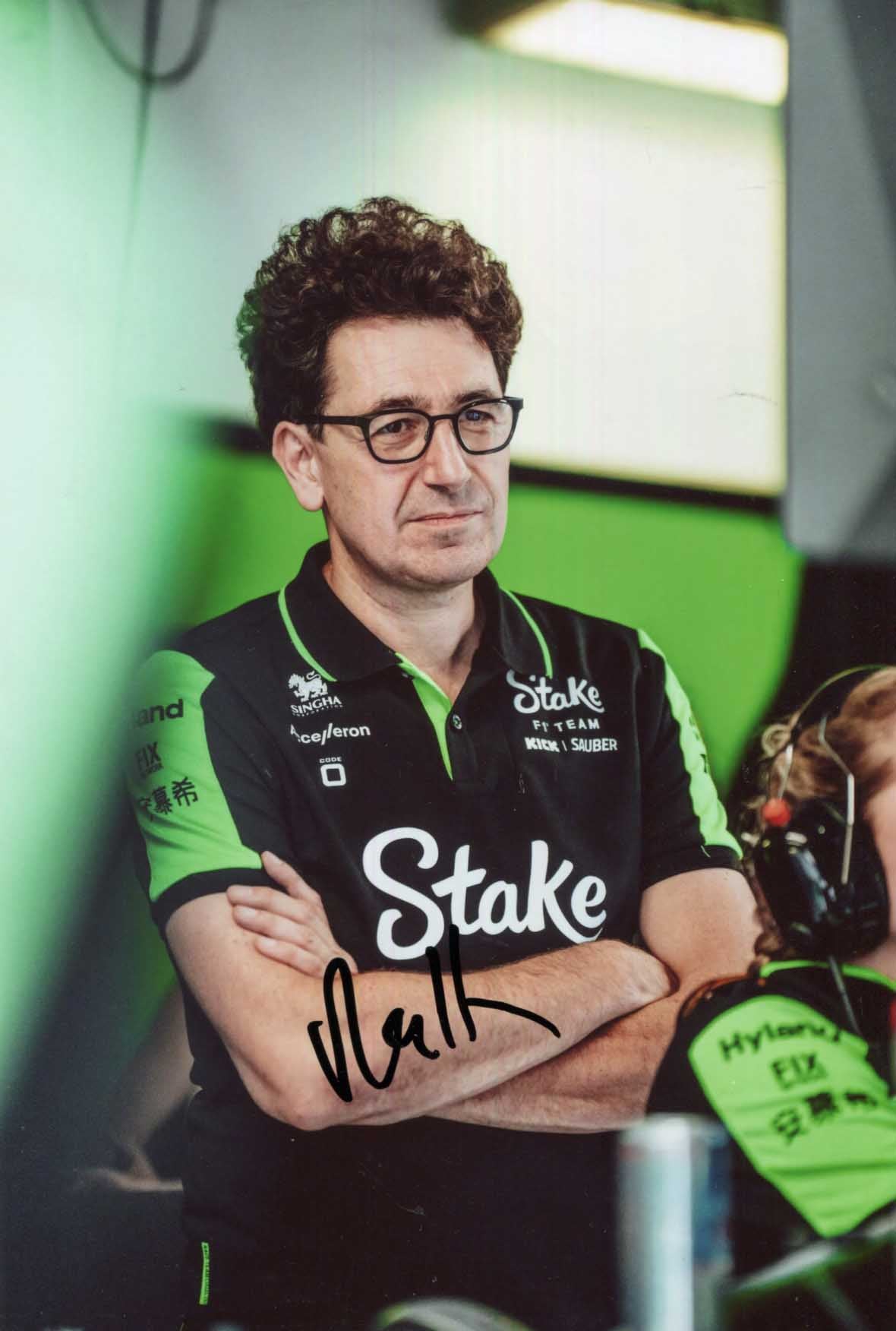 Mattia Binotto Autograph Autogramm | ID 15682015822205