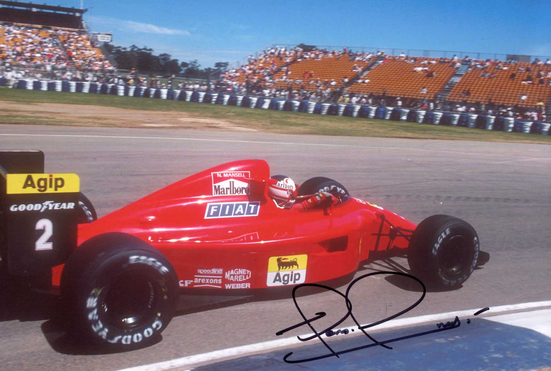 Nigel Mansell Autograph Autogramm | ID 15682194211197