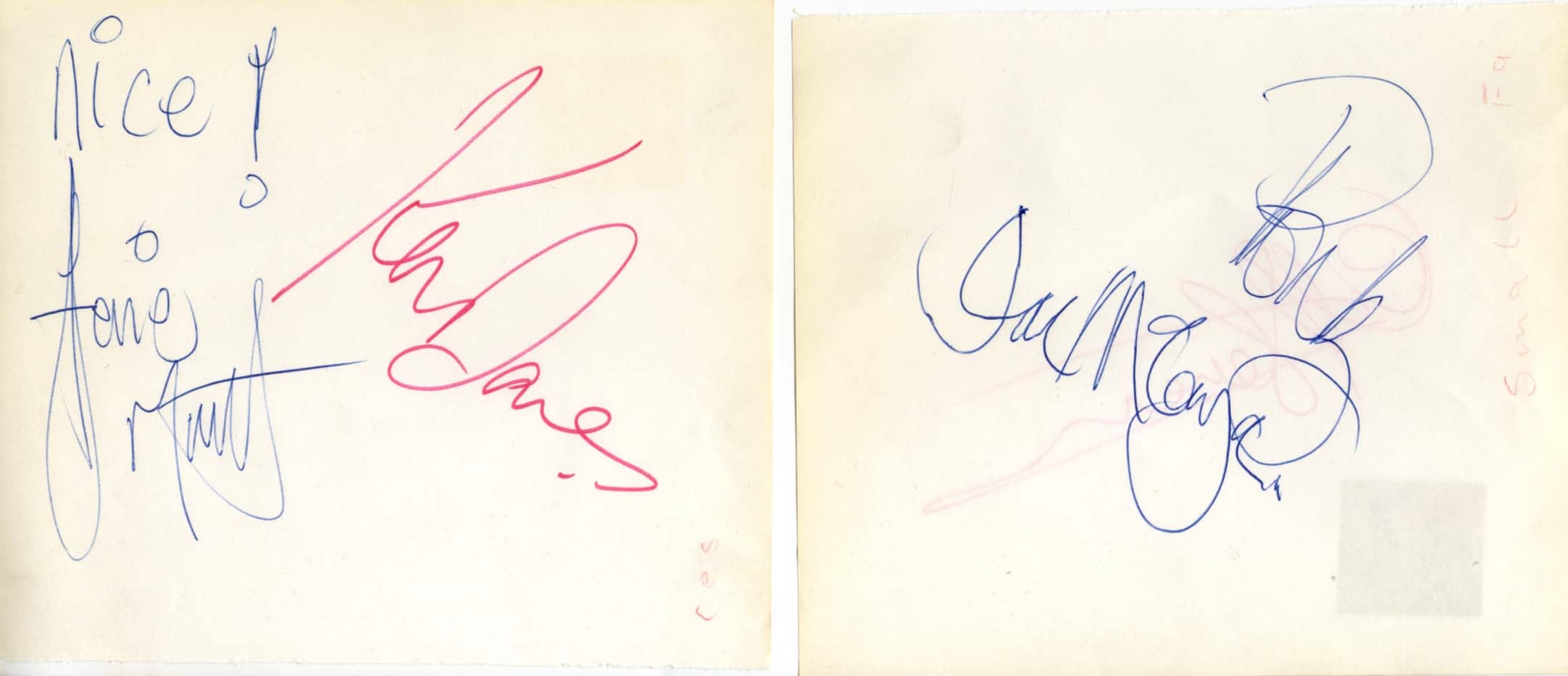 Cat Stevens & Small Faces Autographs