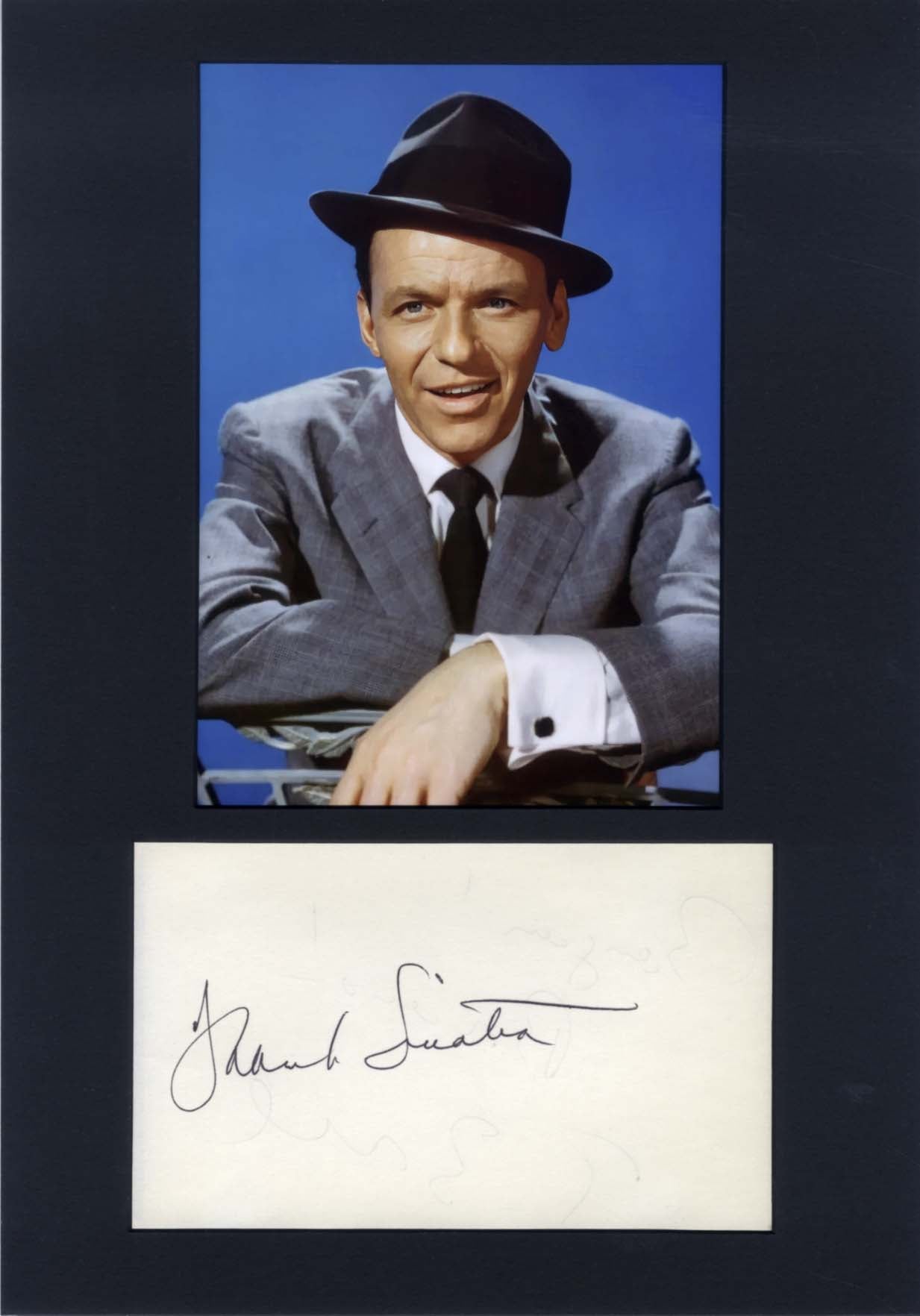 Frank Sinatra & Jacques Brel Autographs