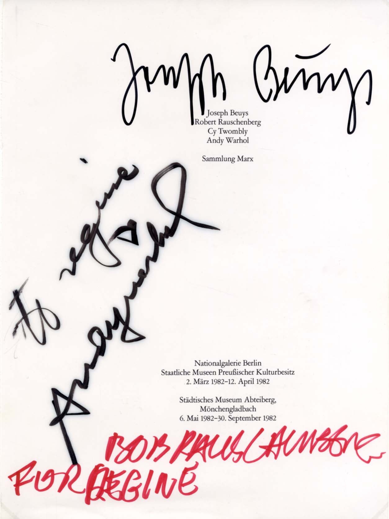 Andy Warhol Autograph Autogramm | ID 15693803389309