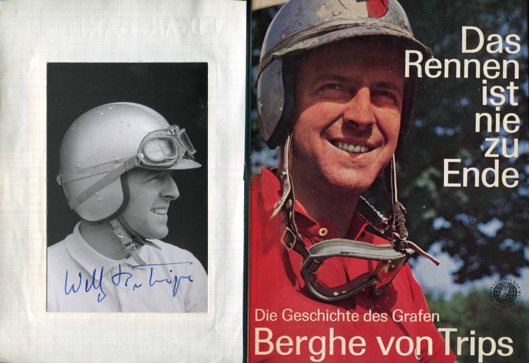 Wolfgang Berghe von Trips Autograph
