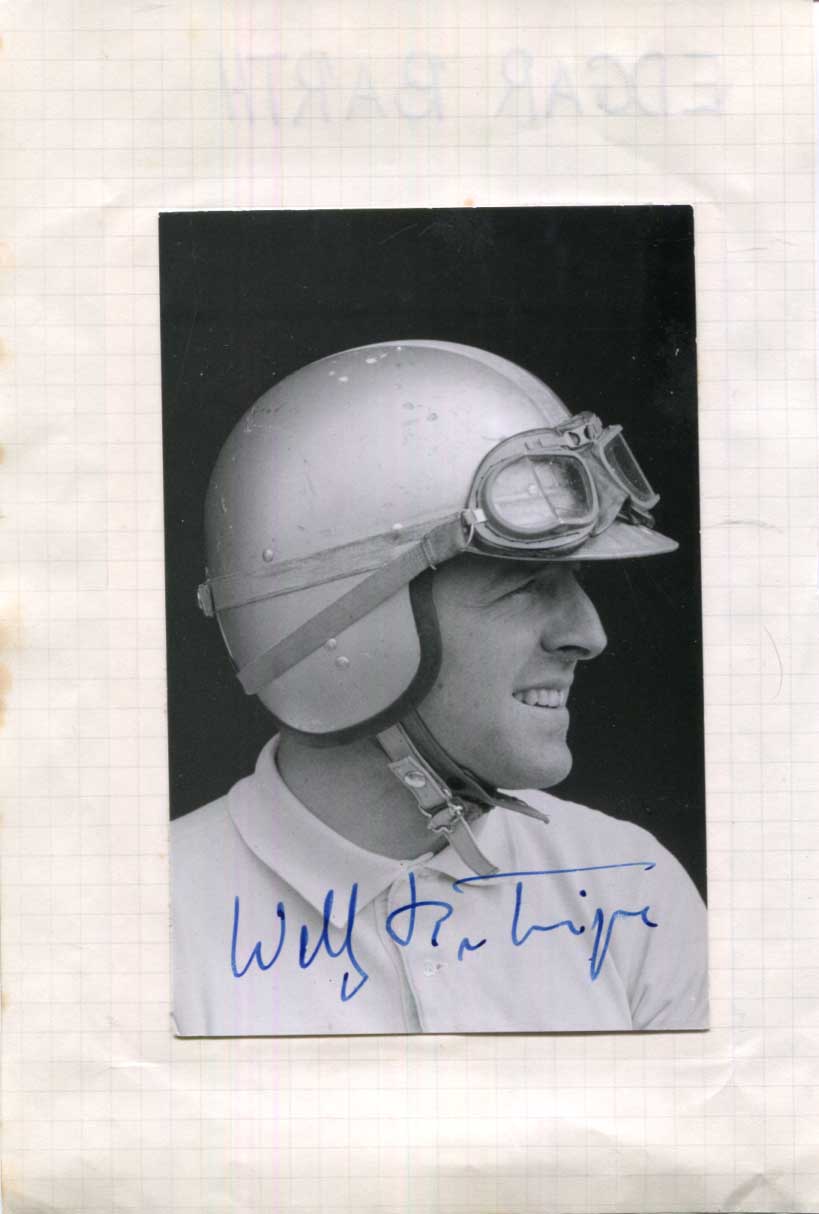 Wolfgang Berghe von Trips Autograph