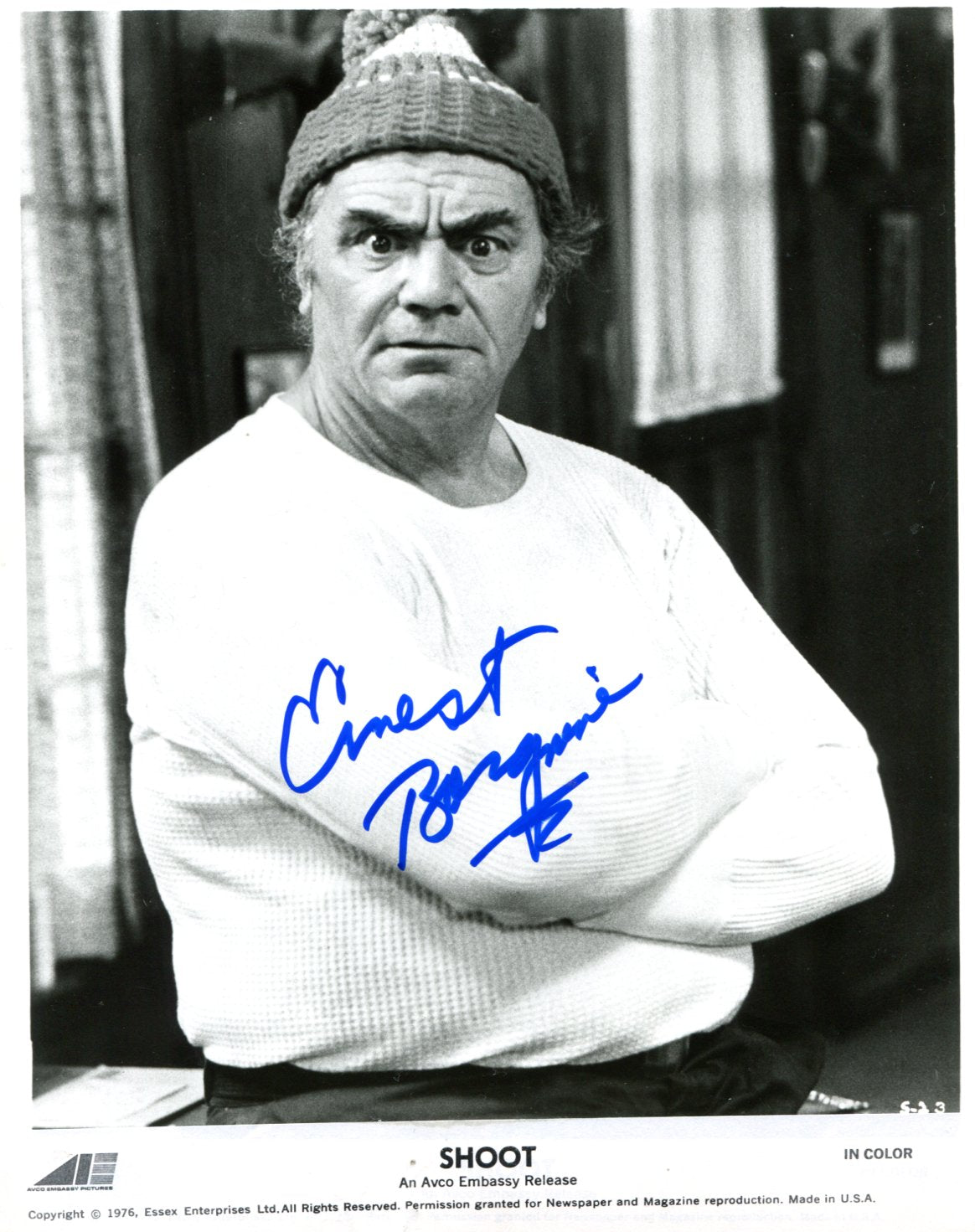 Ernest Borgnine Autograph Autogramm | ID 15695570764157