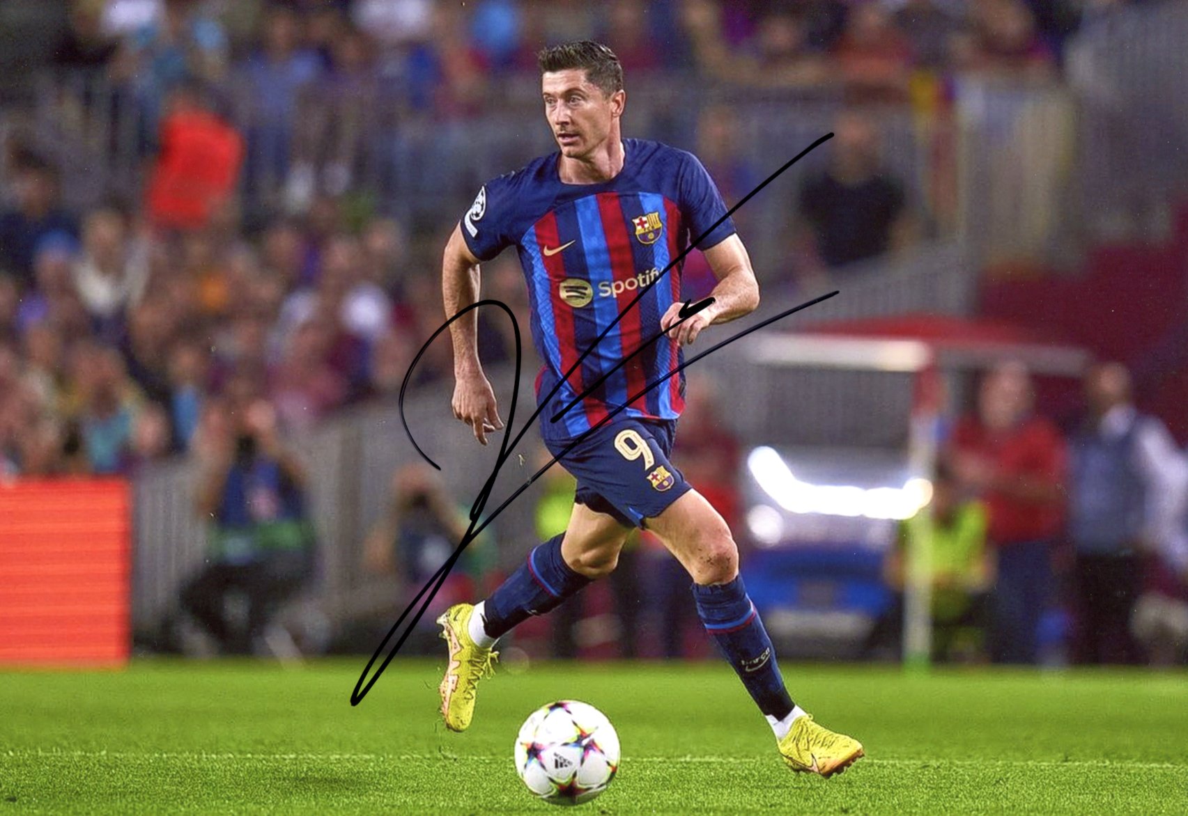 Robert Lewandowski Autograph Autogramm | ID 15697365860733
