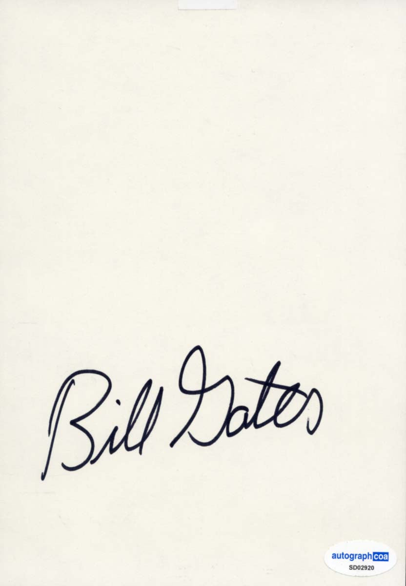 Bill Gates Autograph Autogramm | ID 15700883341693
