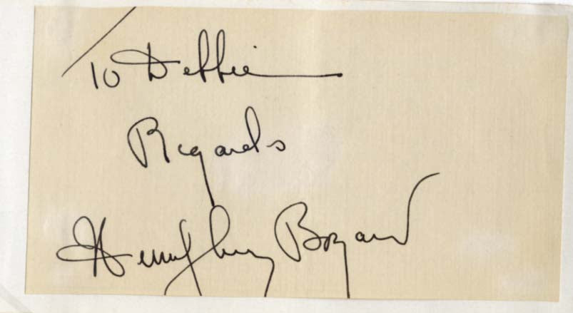 Casablanca (Film) Autogramme