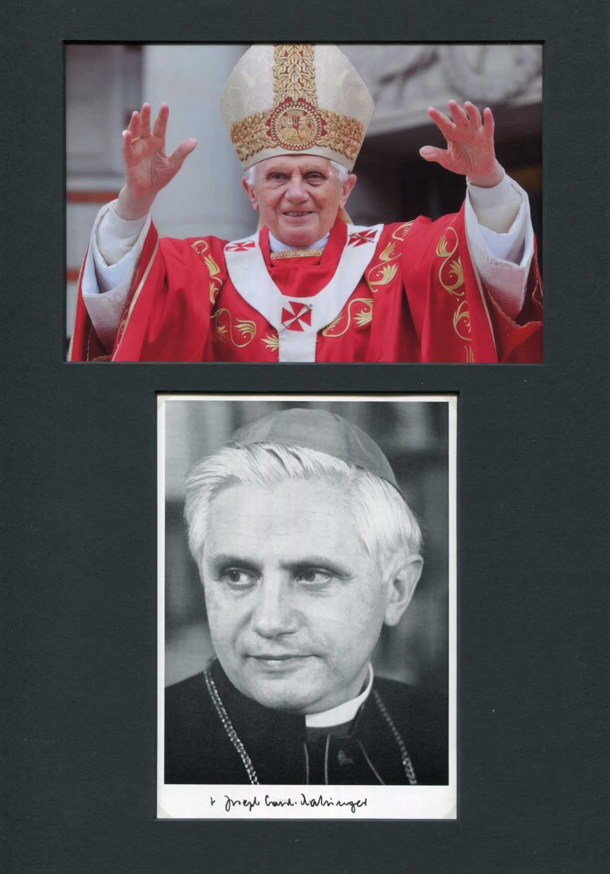 Joseph Pope Benedict XVI Autograph Autogramm | ID 15703568875901