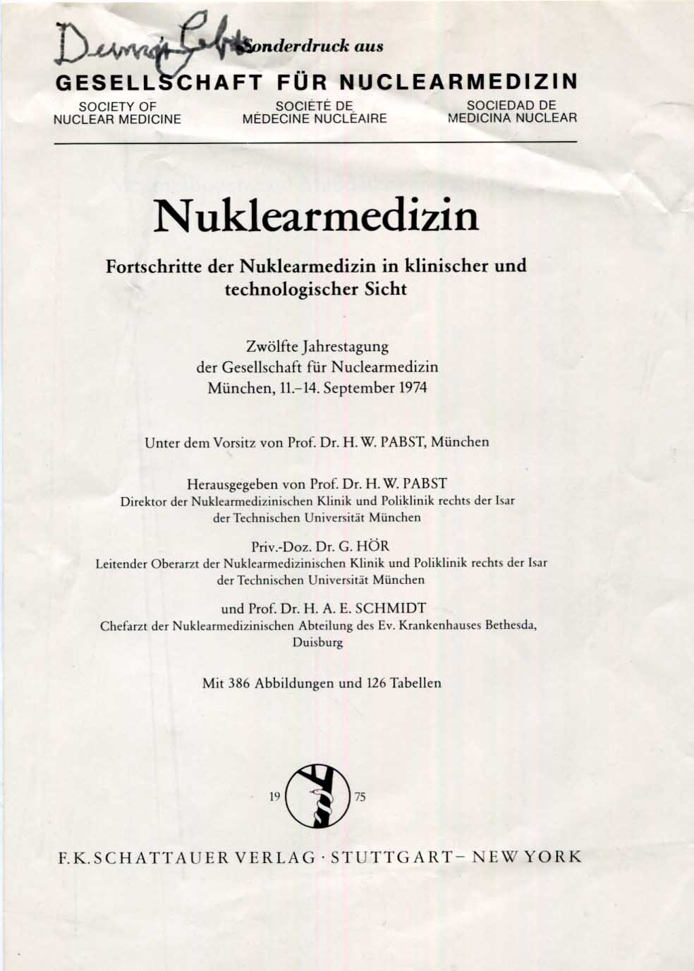 Dennis Gabor Autograph