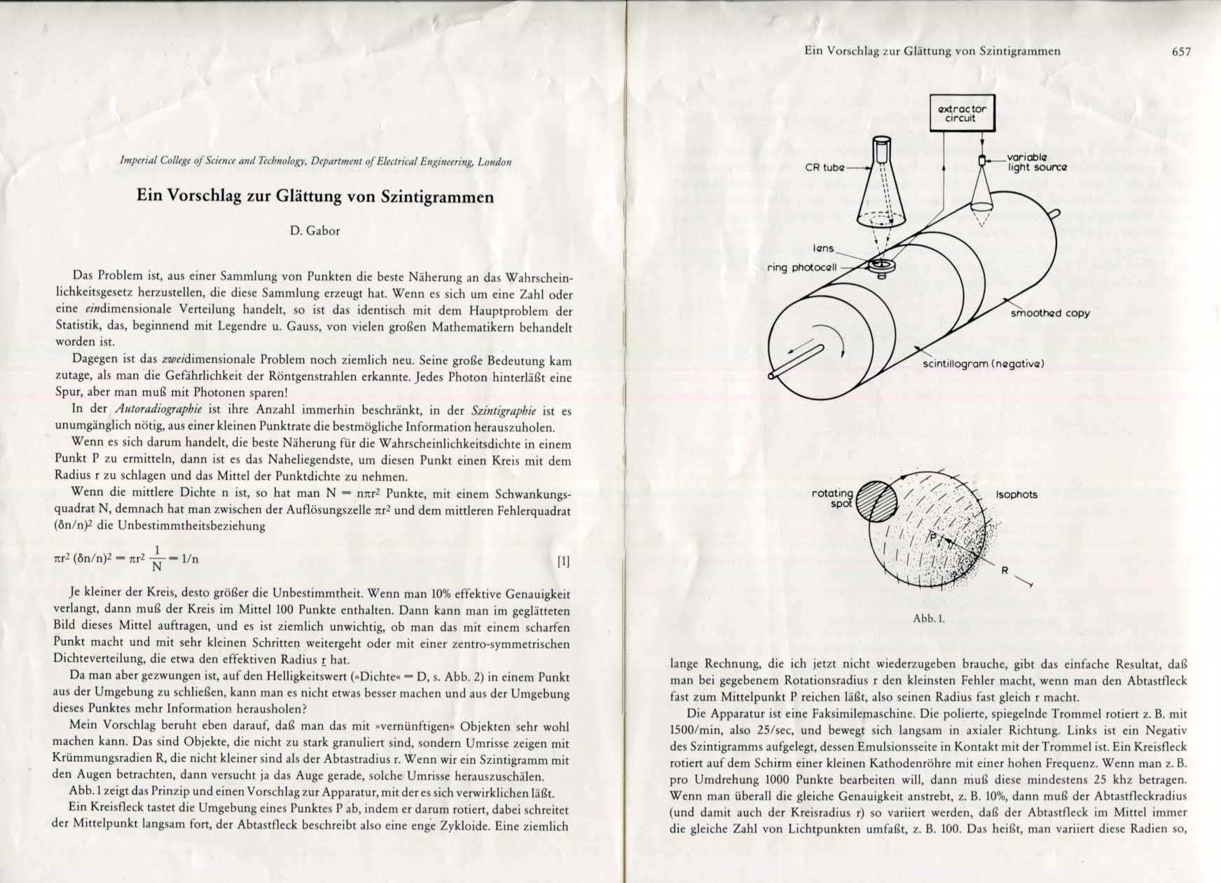 Dennis Gabor Autograph