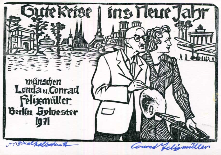 Conrad Felixmüller Autograph Autogramm | ID 15719488618877