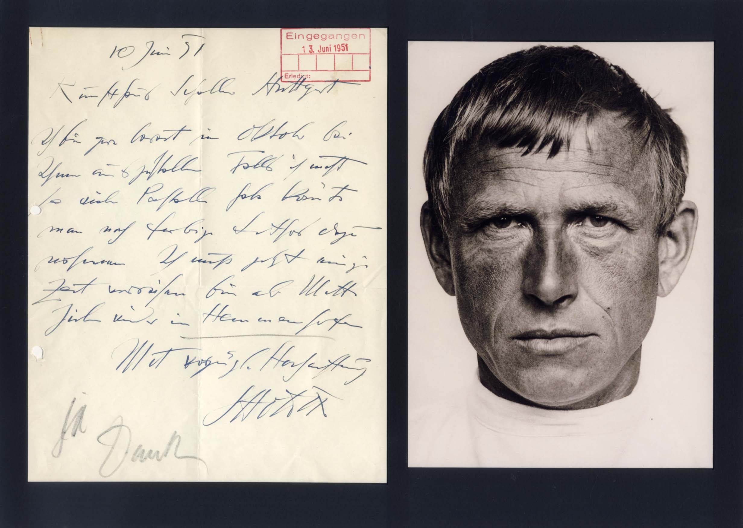 Otto Dix Autograph