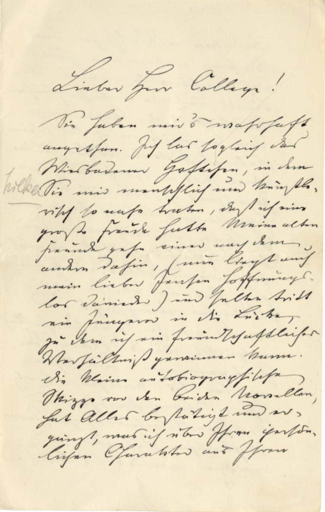 Paul Heyse Autographs