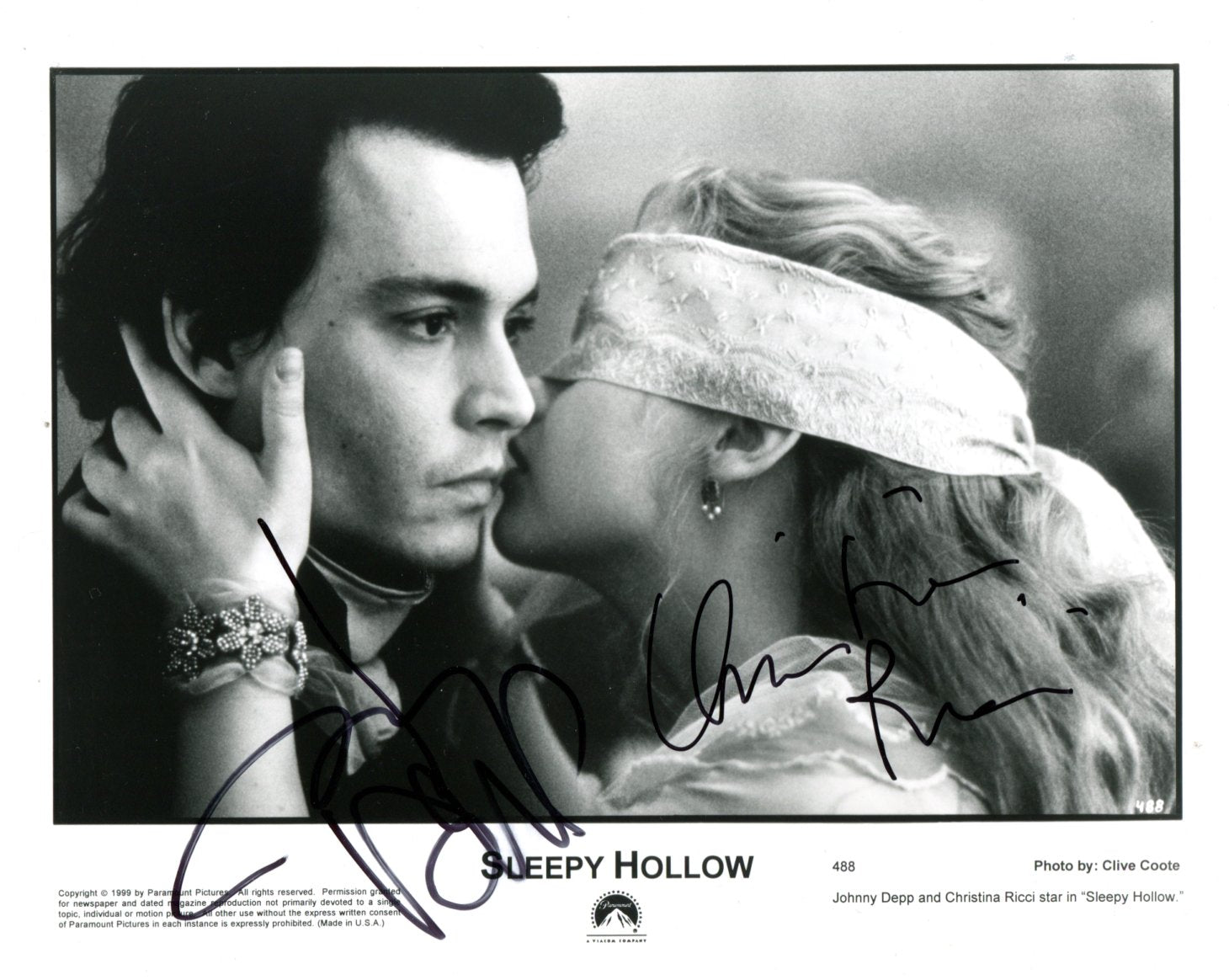 Depp &amp; Ricci Autograph Autogramm | ID 15734962291069