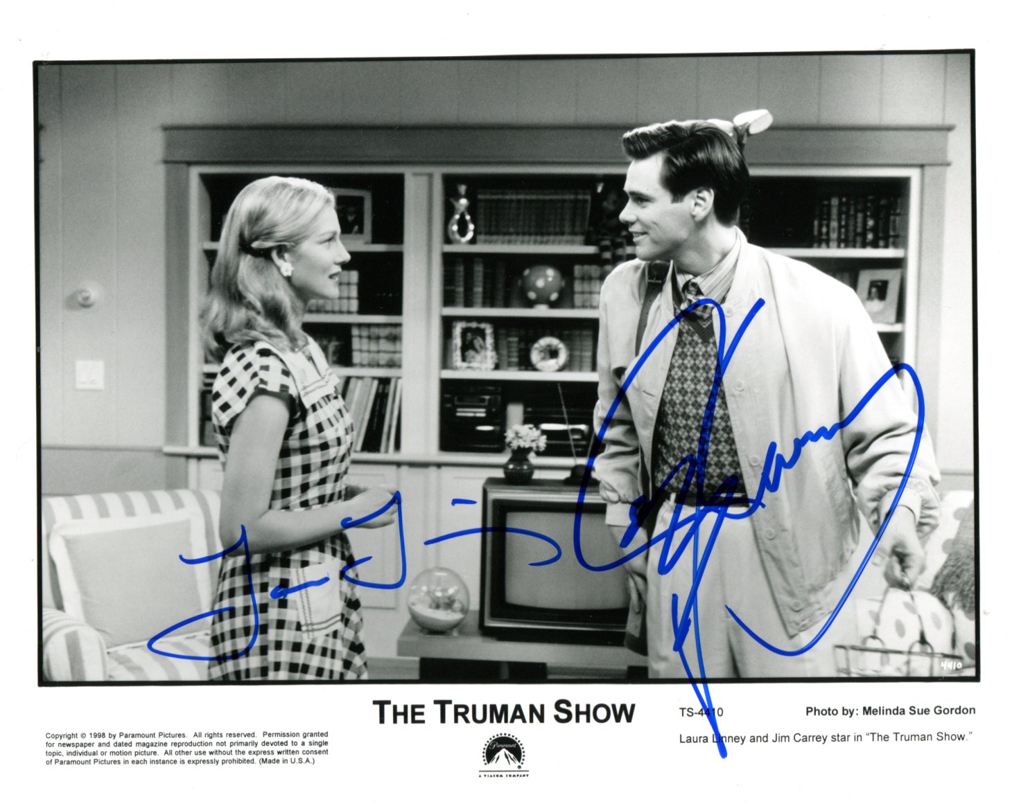 Carrey &amp; Linney Autograph Autogramm | ID 15734995812733