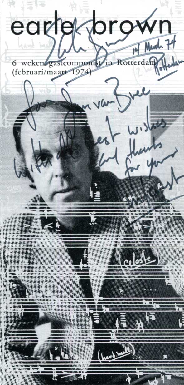 Earle Brown Autograph Autogramm | ID 15744054329725