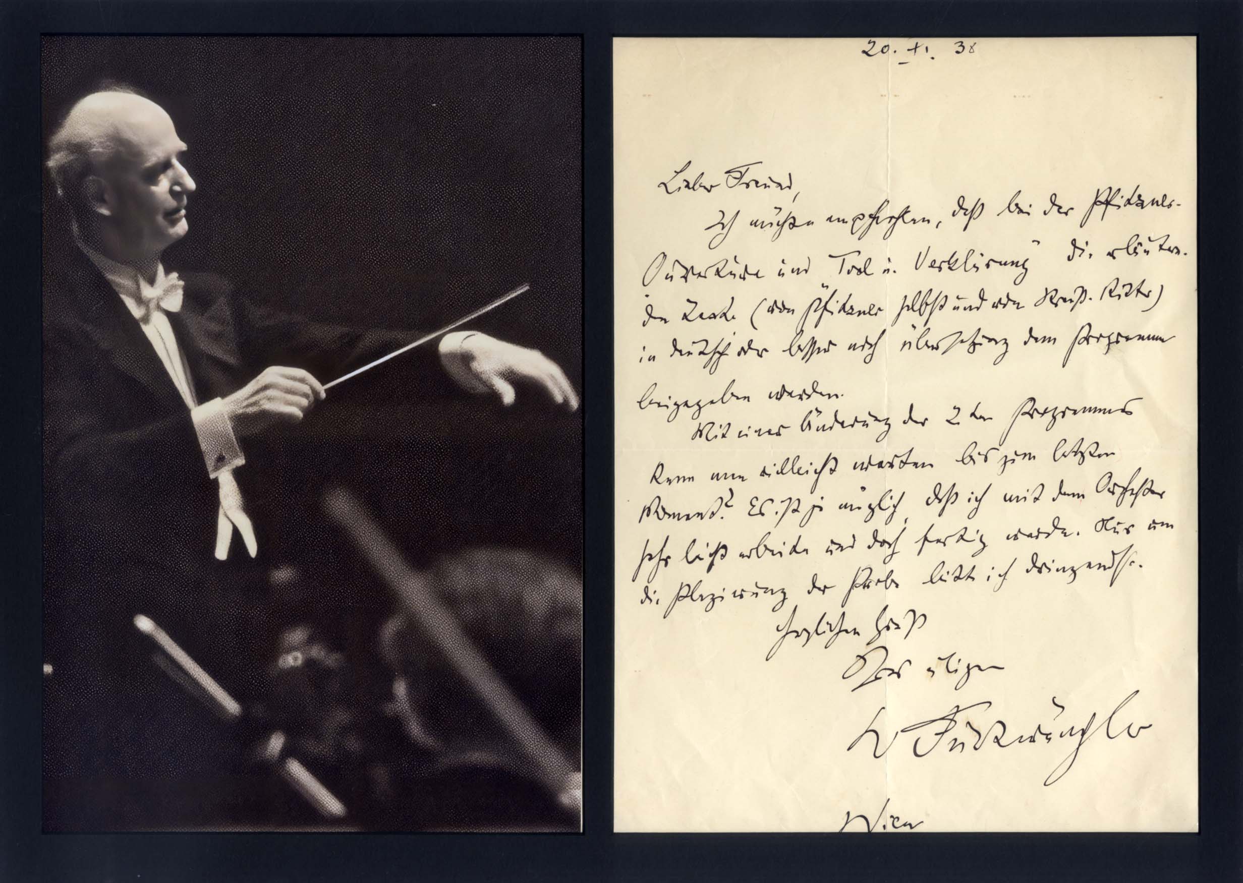 Wilhelm Furtwängler Autograph