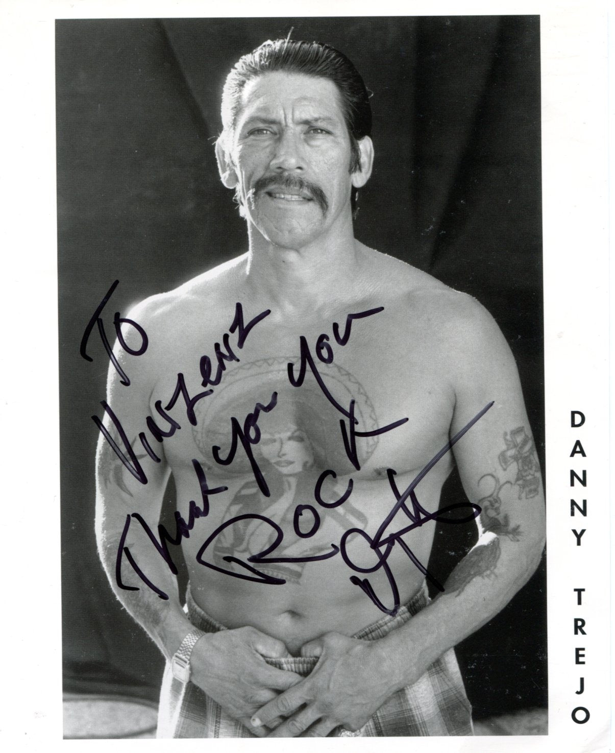 Danny Trejo Autograph Autogramm | ID 15749960434045