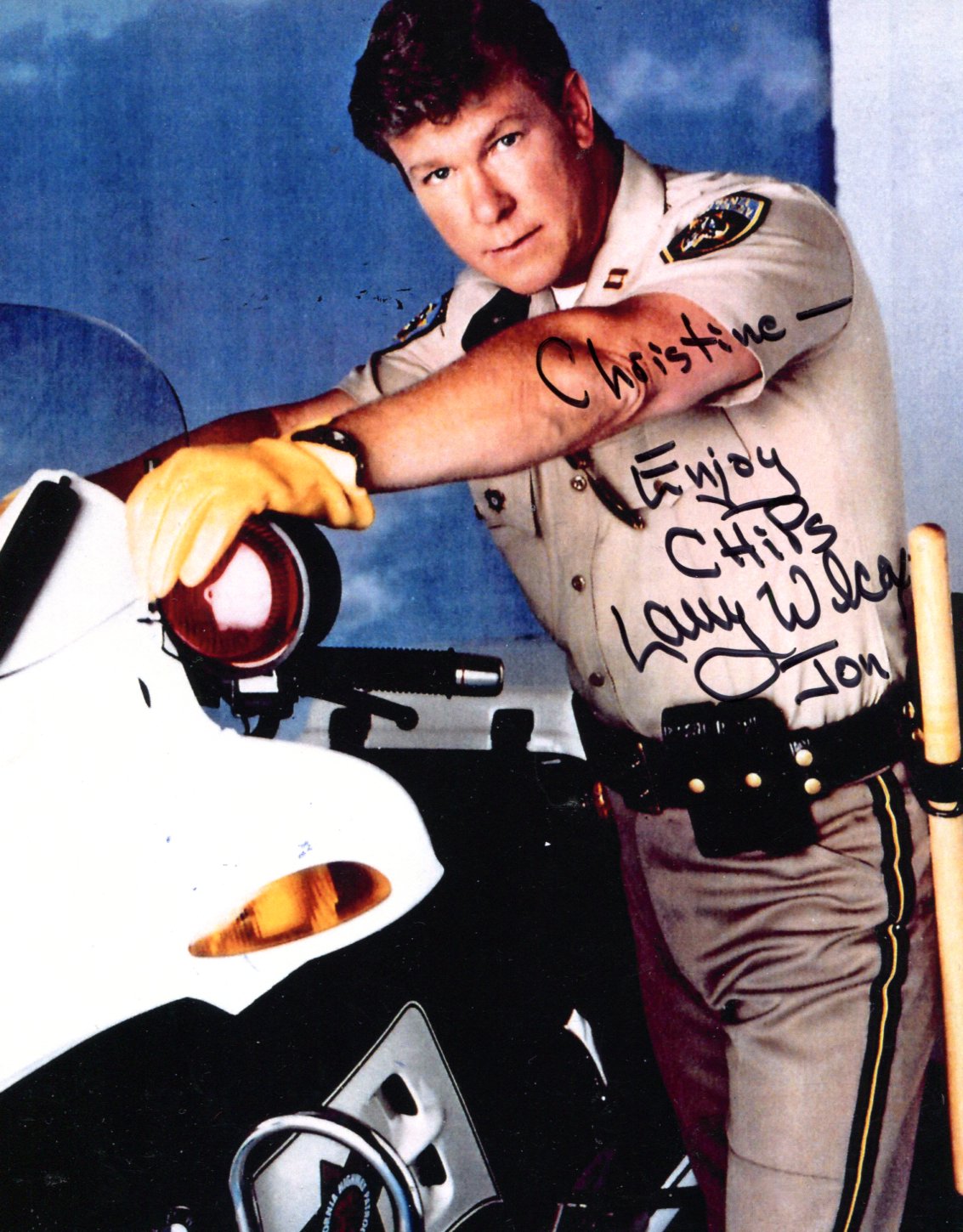 Larry Wilcox Autograph Autogramm | ID 15750059360637