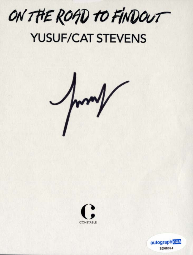 Cat Stevens Autograph