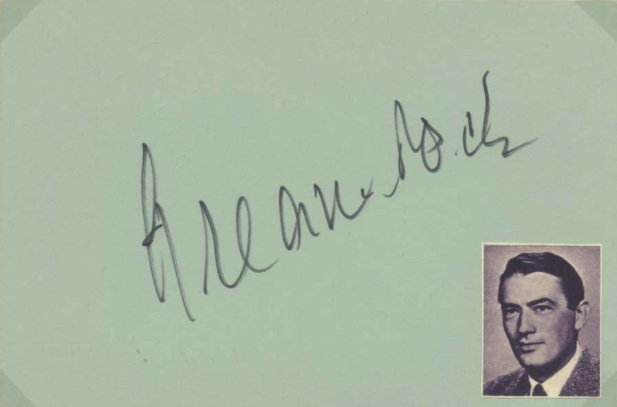 Gregory Peck Autograph Autogramm | ID 15756256051581