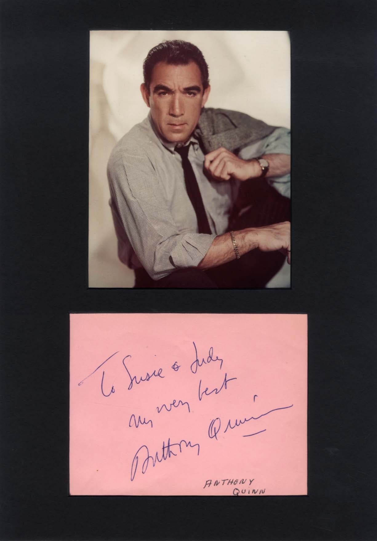 Anthony Quinn Autograph Autogramm | ID 15756280725885
