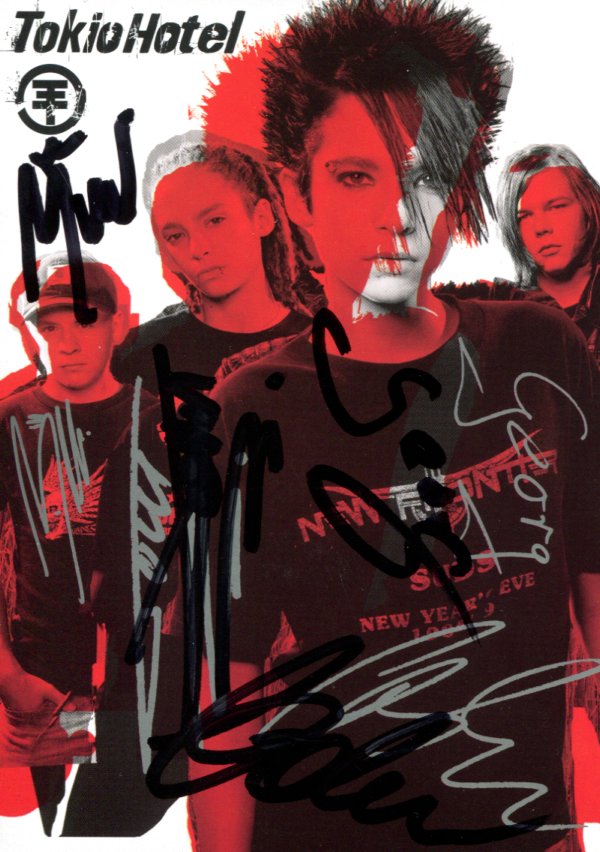 TOKIO HOTEL Autograph Autogramm | ID 15762039341437
