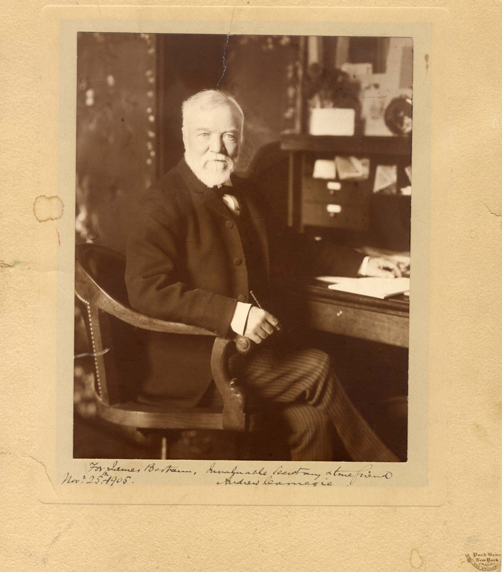 Andrew Carnegie Autograph