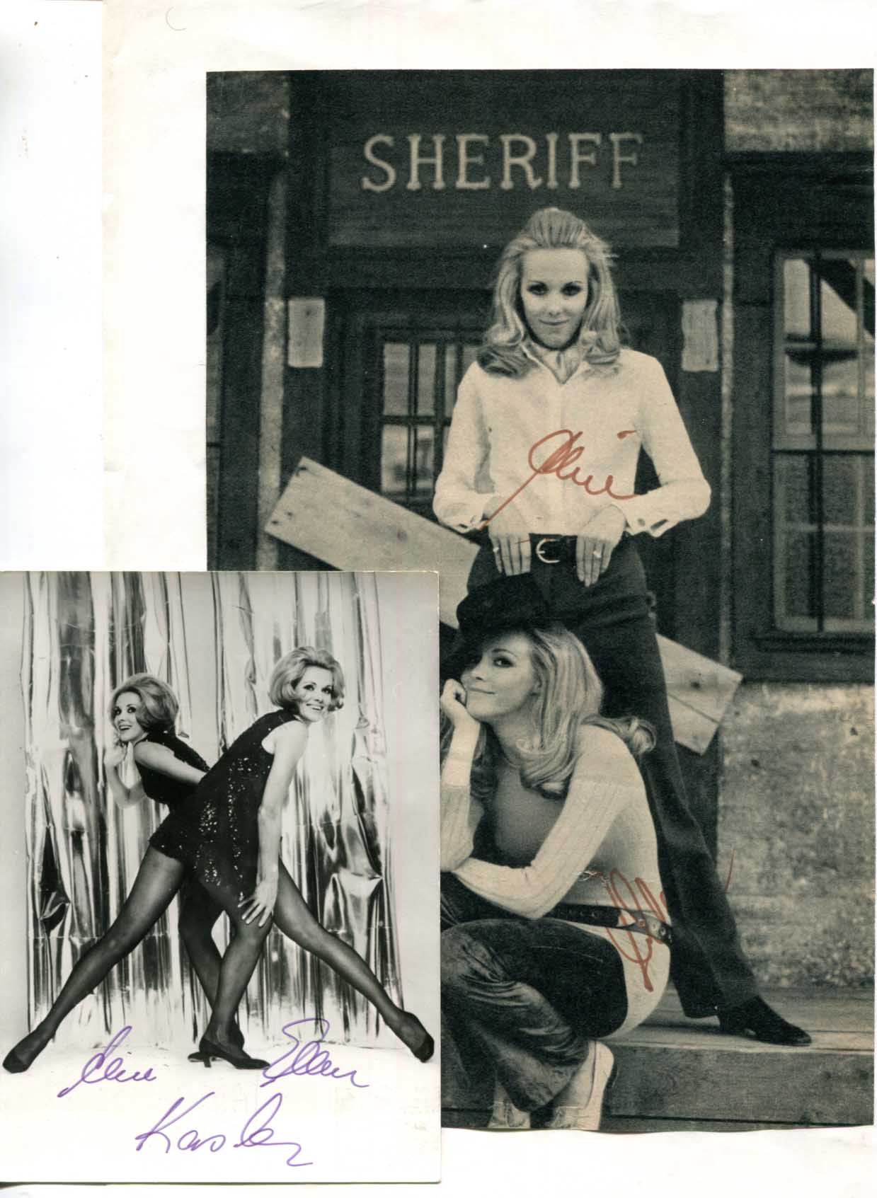 Kessler Twins Alice & Ellen Autographs