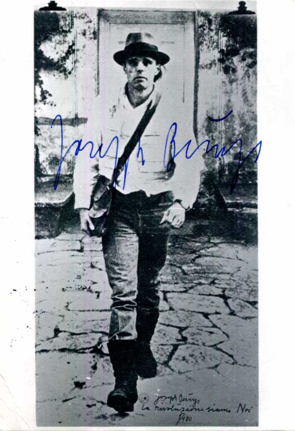Joseph Beuys Autograph Autogramm | ID 15765624291709