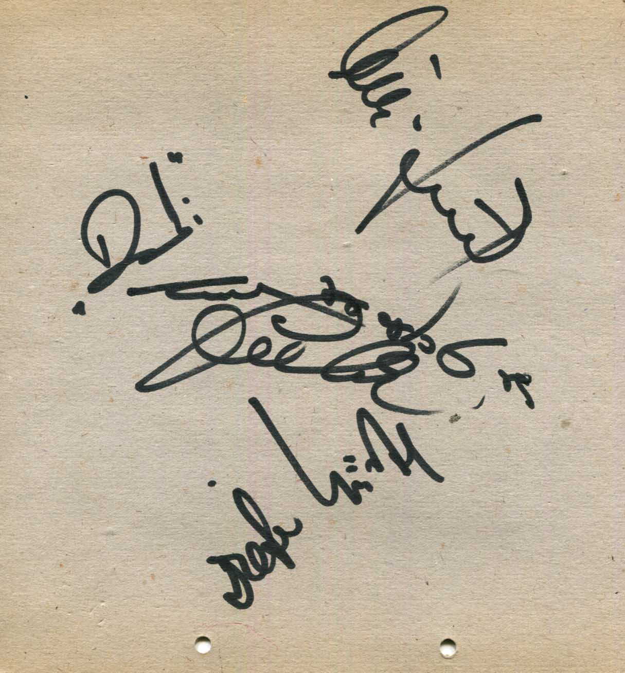 Sepp Herberger & Others Autograph