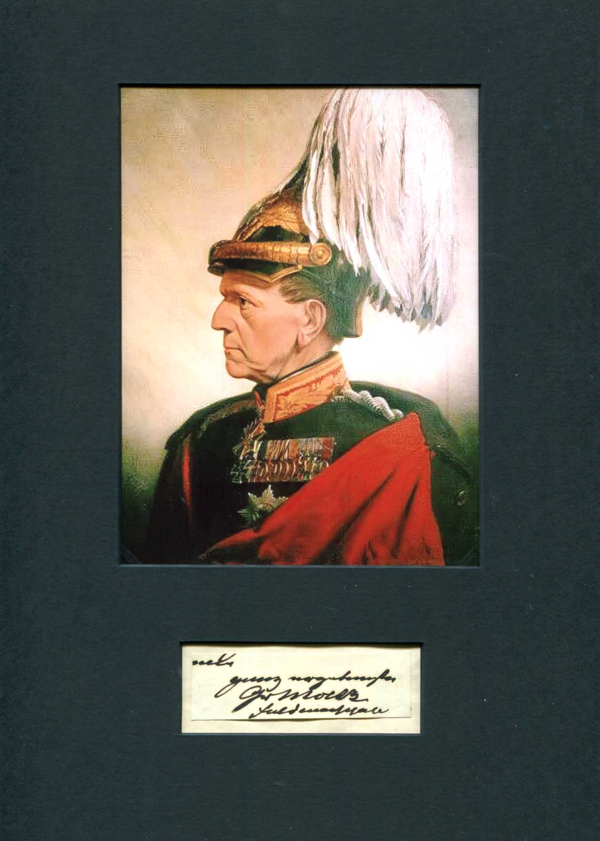 Helmuth Karl Bernhard von Moltke Autograph Autogramm | ID 15769691357565