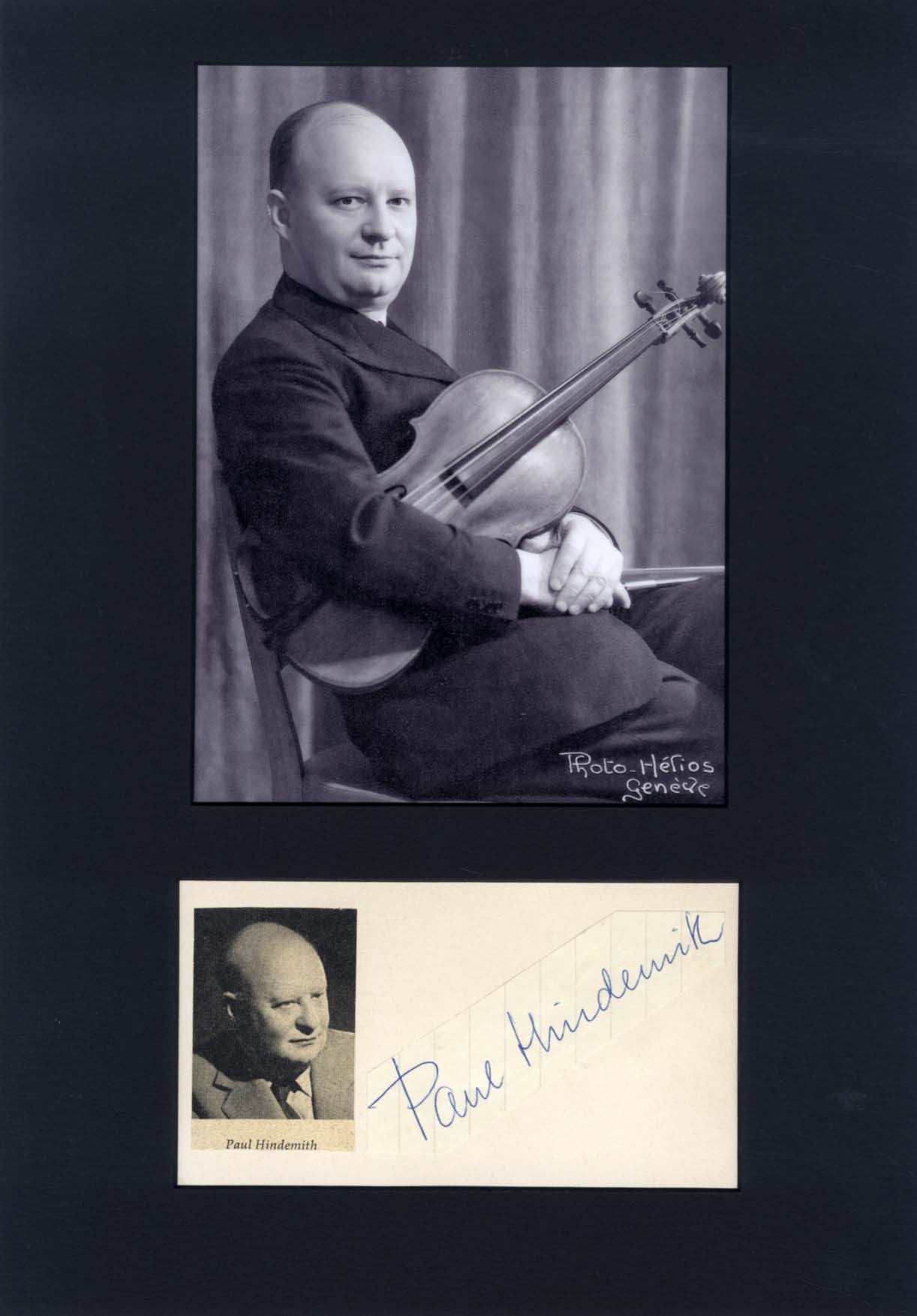 Paul Hindemith Autograph Autogramm | ID 15770360021373