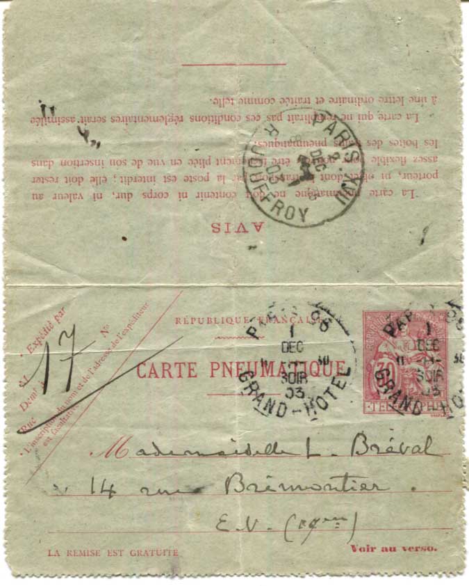 Claude Debussy Autograph