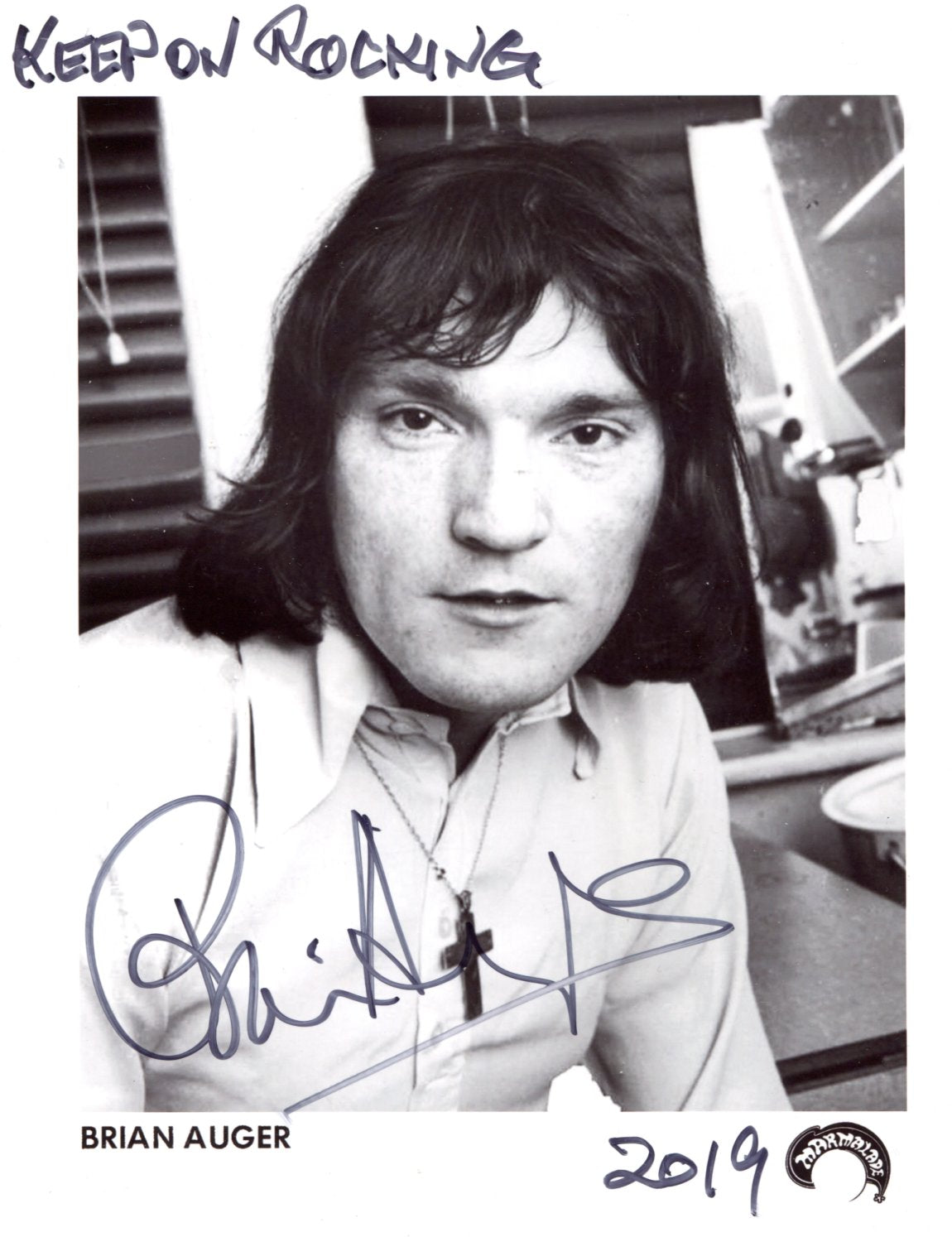 Brian Auger Autograph Autogramm | ID 15773626401149