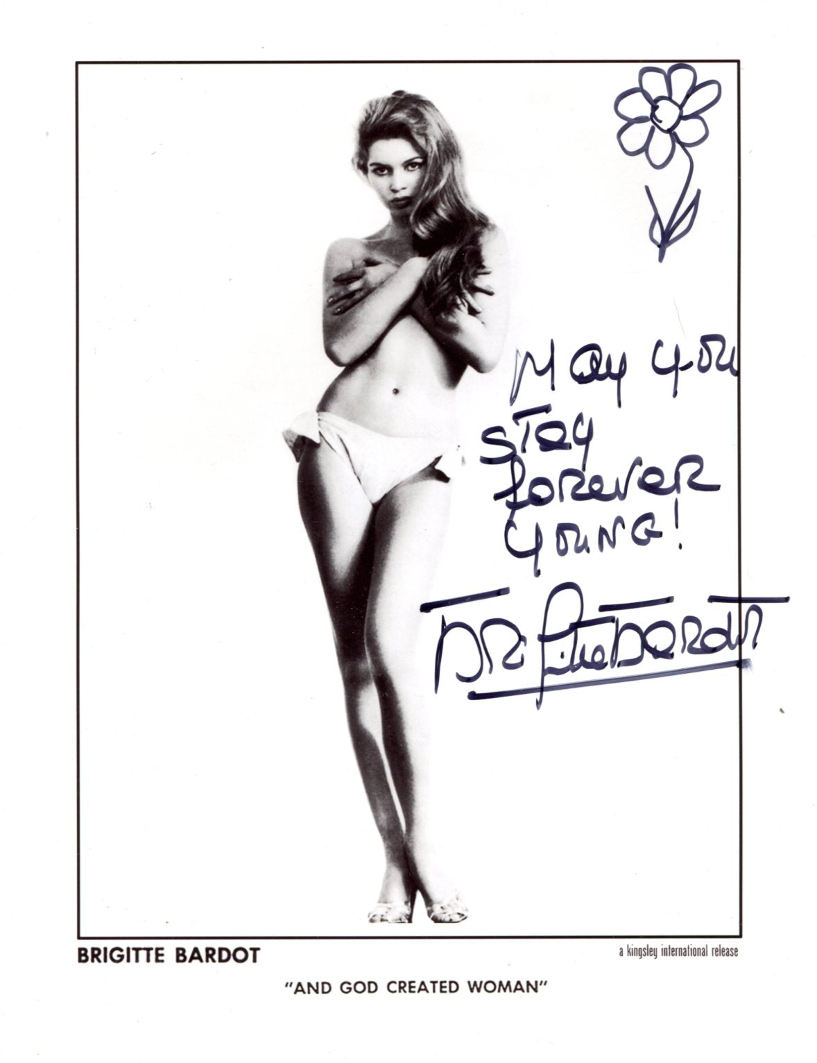 Brigitte Bardot Autograph