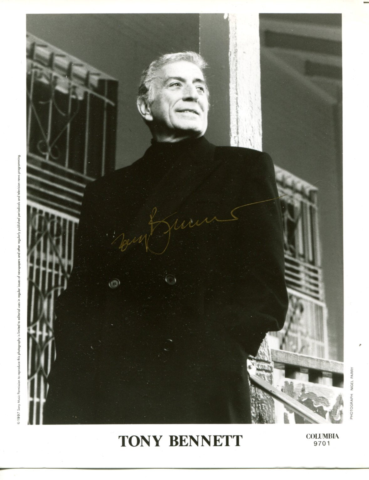 Tony Bennett Autograph Autogramm | ID 15774742348157