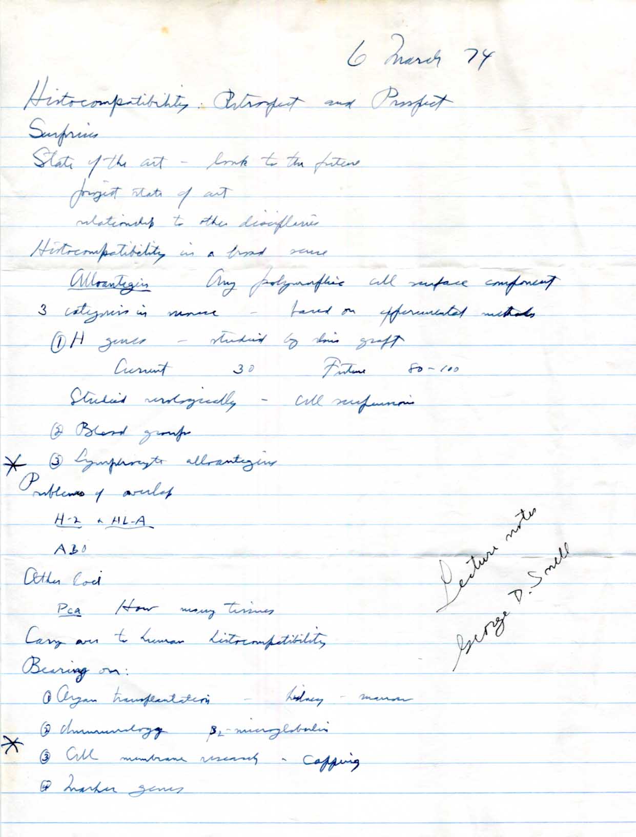 George Davis Snell Autograph