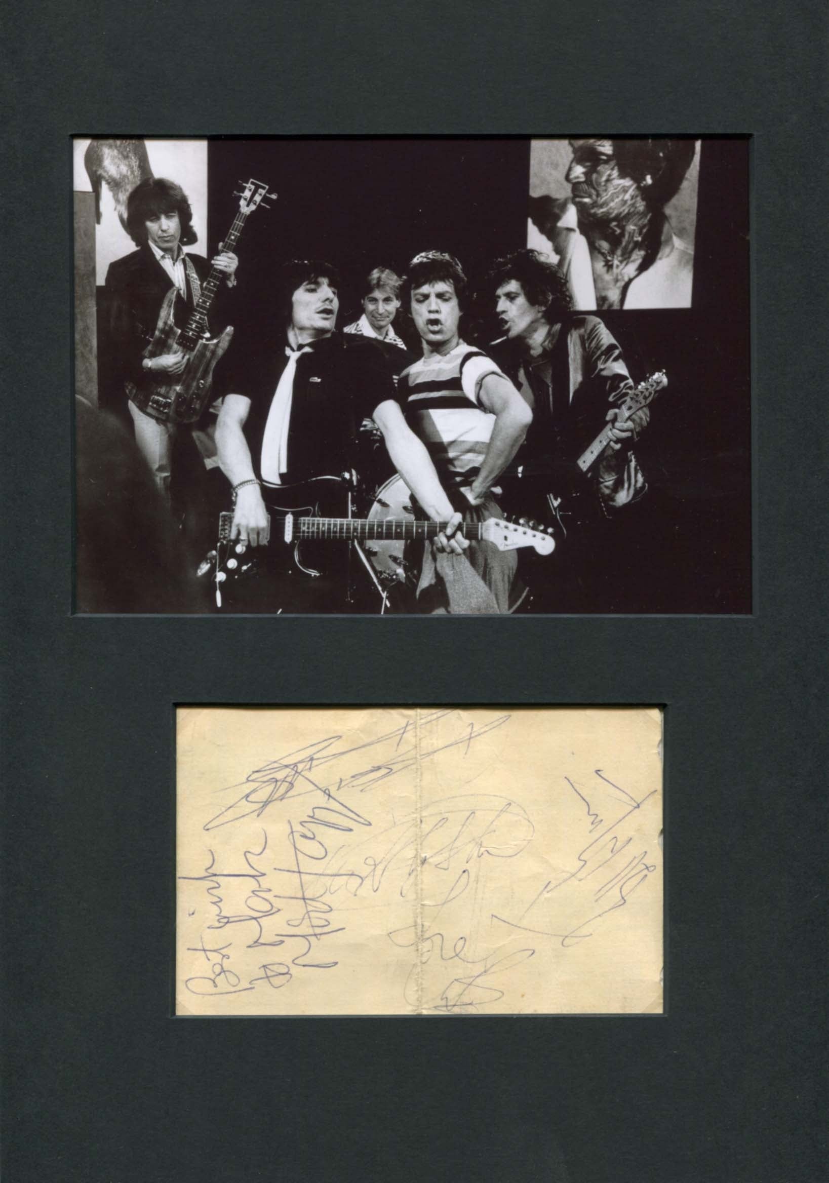 The Rolling Stones (band) Autographs
