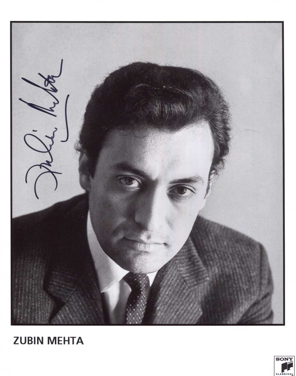 Zubin Mehta Autograph Autogramm | ID 15779330228605