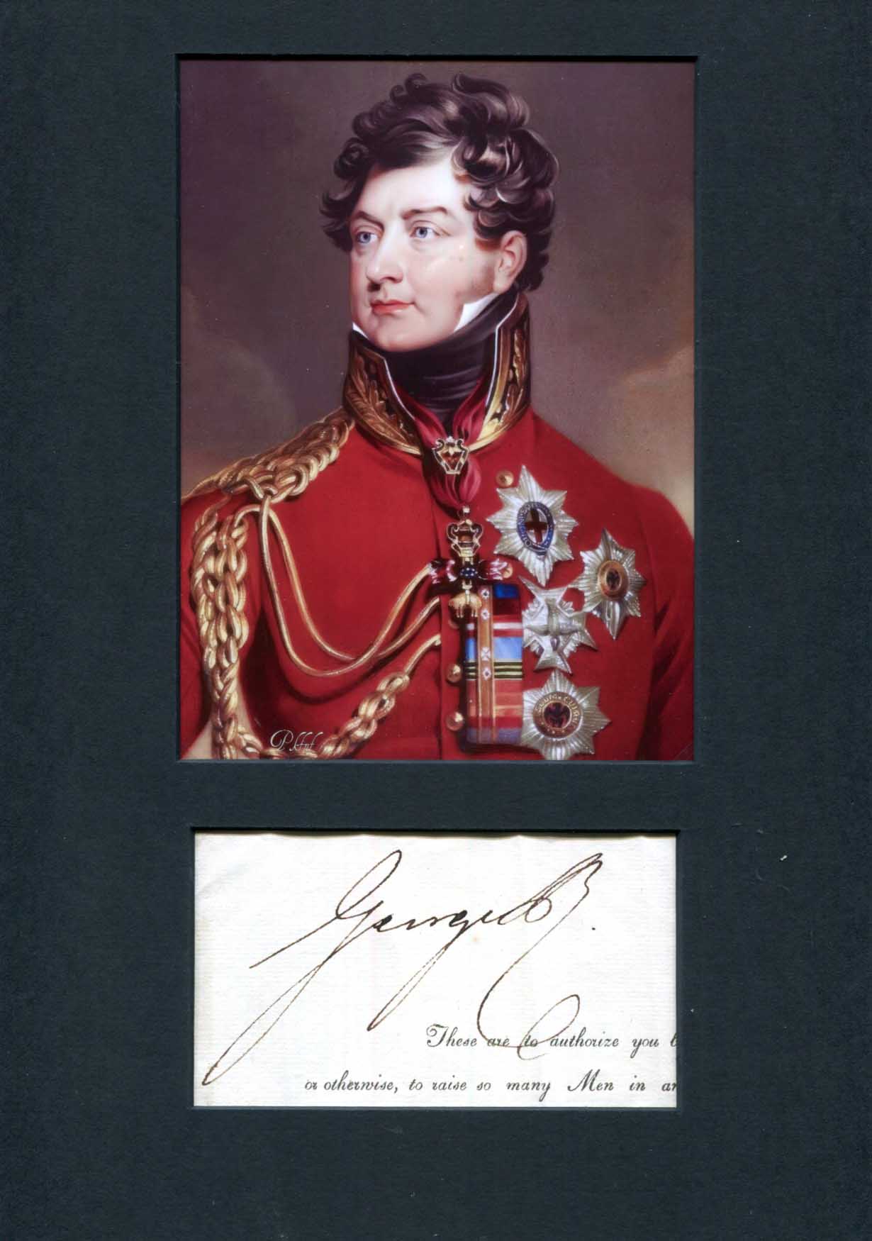 George IV Autograph Autogramm | ID 15786478829949