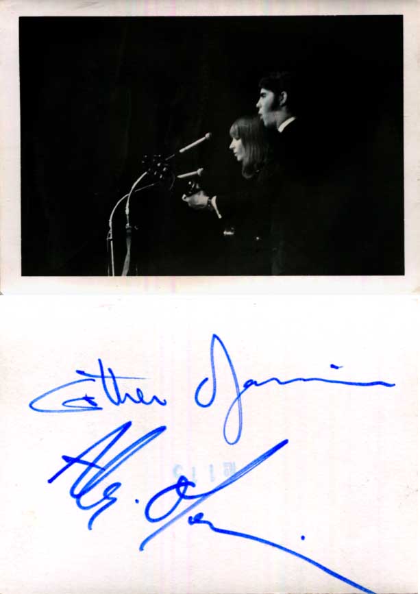 Esther Ofarim Autograph Autogramm | ID 15786687234429