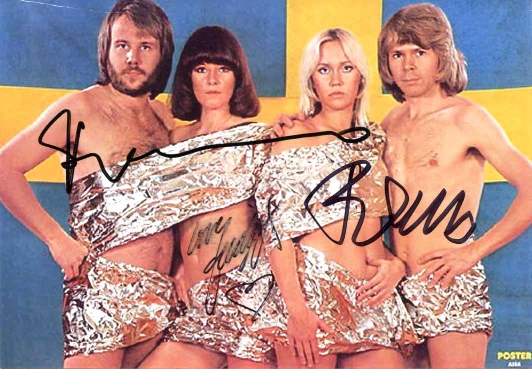 ABBA (band) Autographs