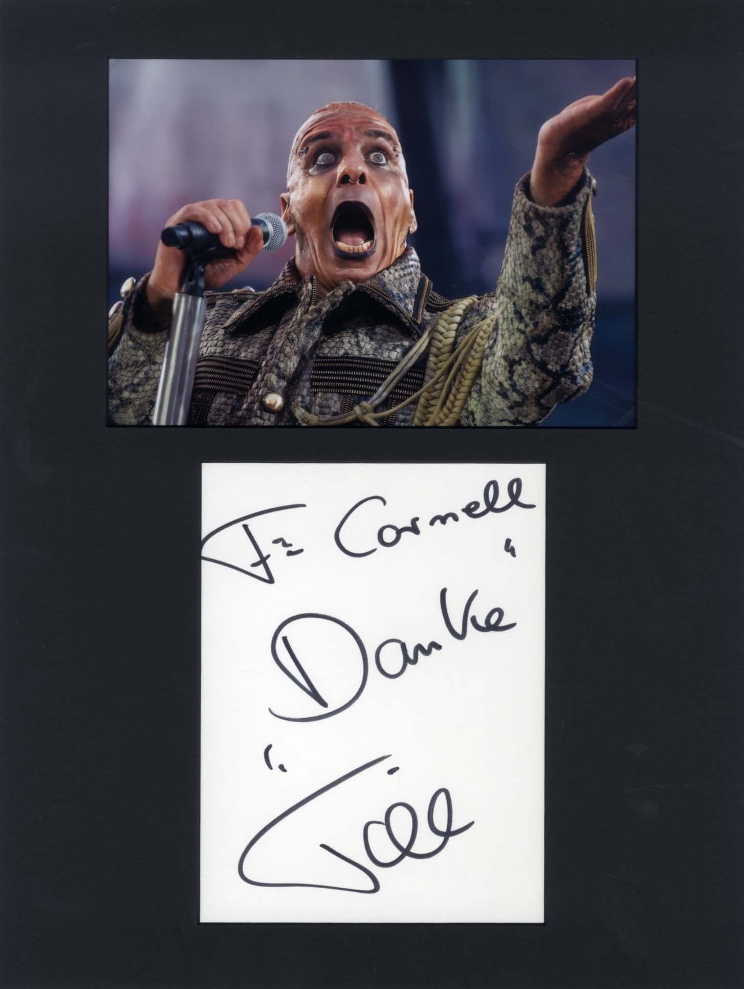 Till Lindemann Autograph Autogramm | ID 15787458855293