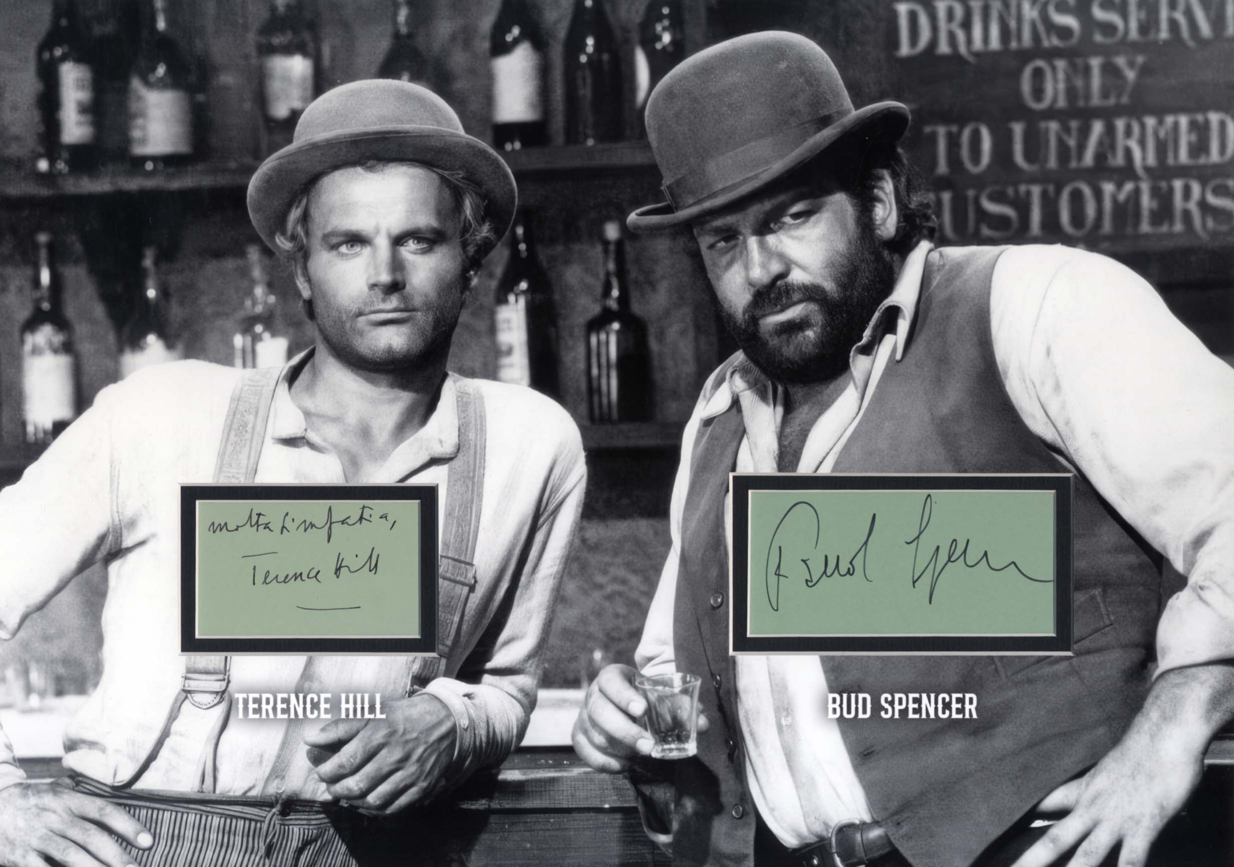 Terence Hill & Bud Spencer Autographs