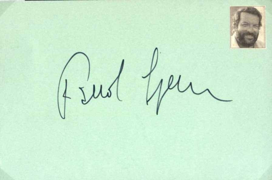 Terence Hill & Bud Spencer Autographs