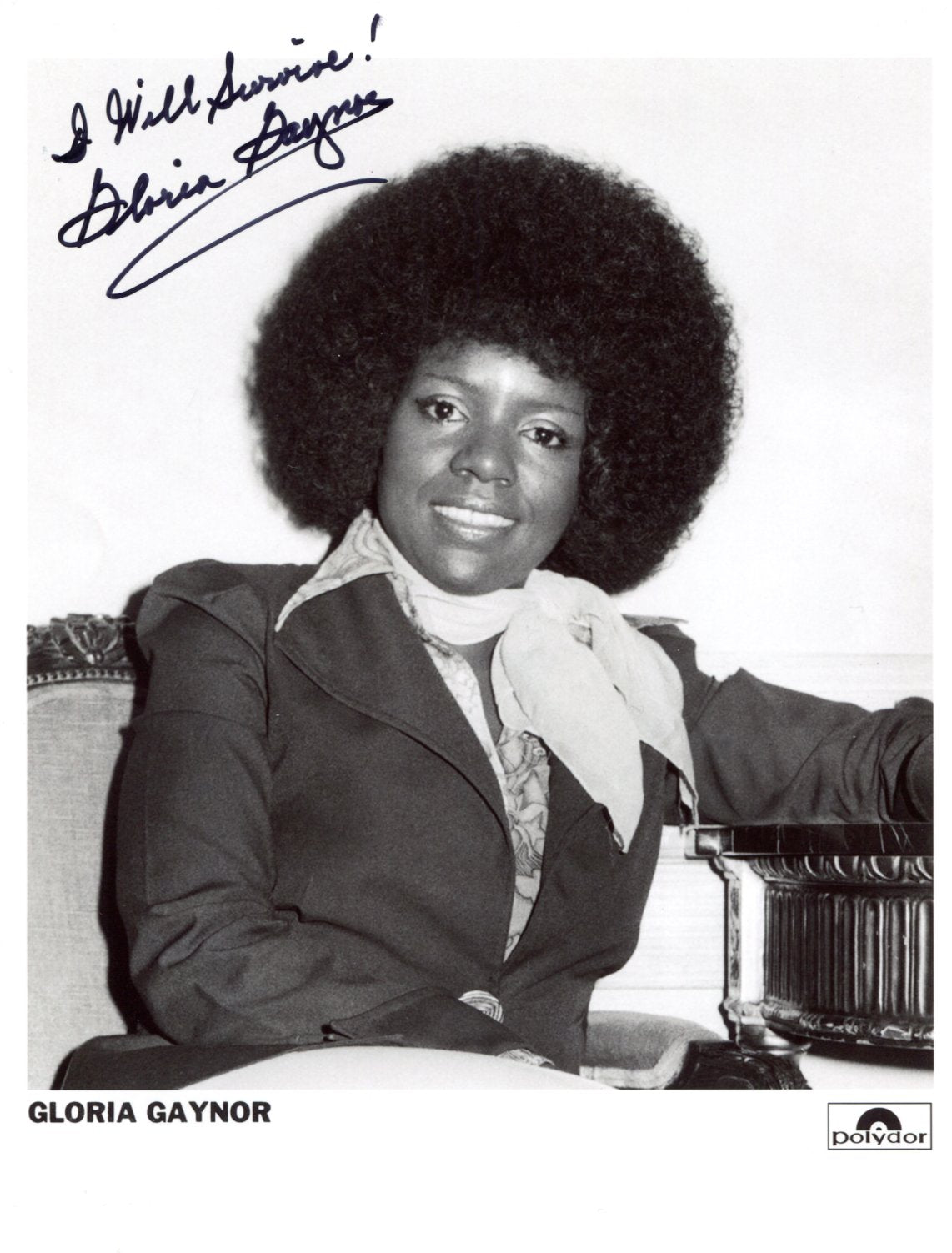 Gloria Gaynor Autograph Autogramm | ID 15793043702141